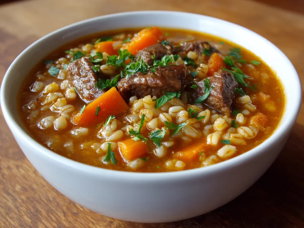 beef barley soup