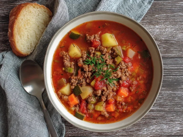 Ground Beef Soup Recipes
