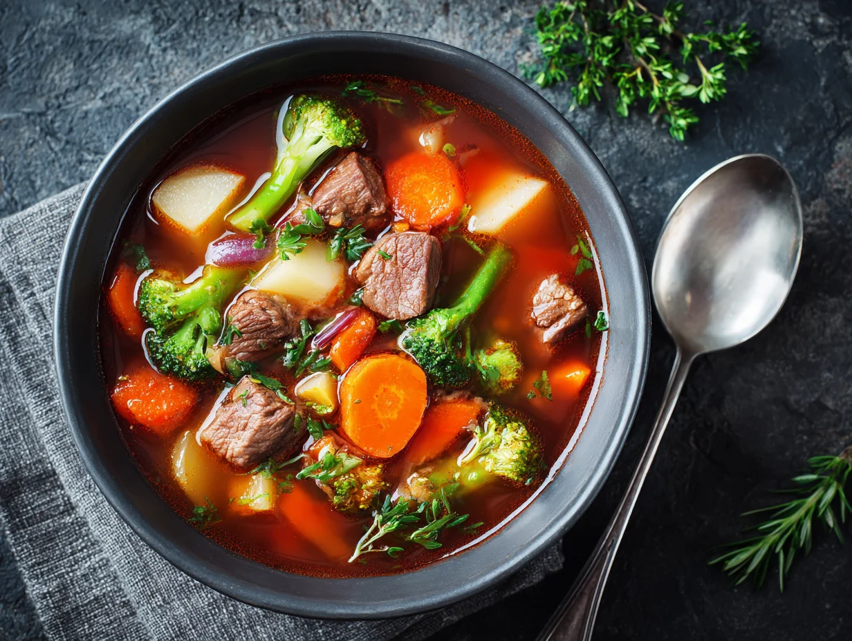 vegetable beef soup recipes