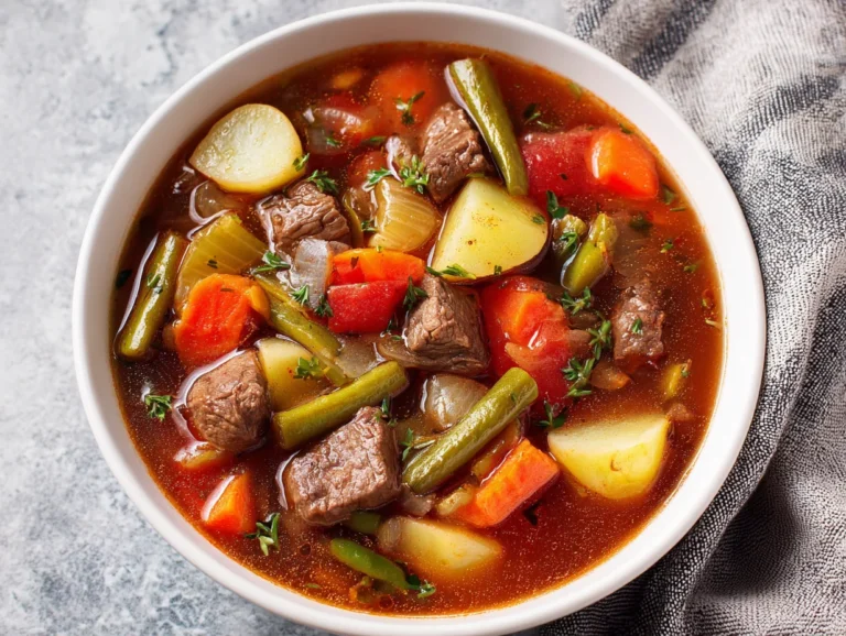 Vegetable Beef Soup