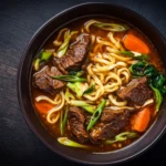 beef noodle soup