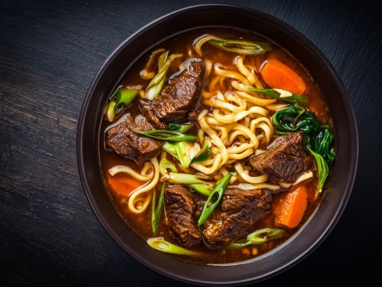 beef noodle soup