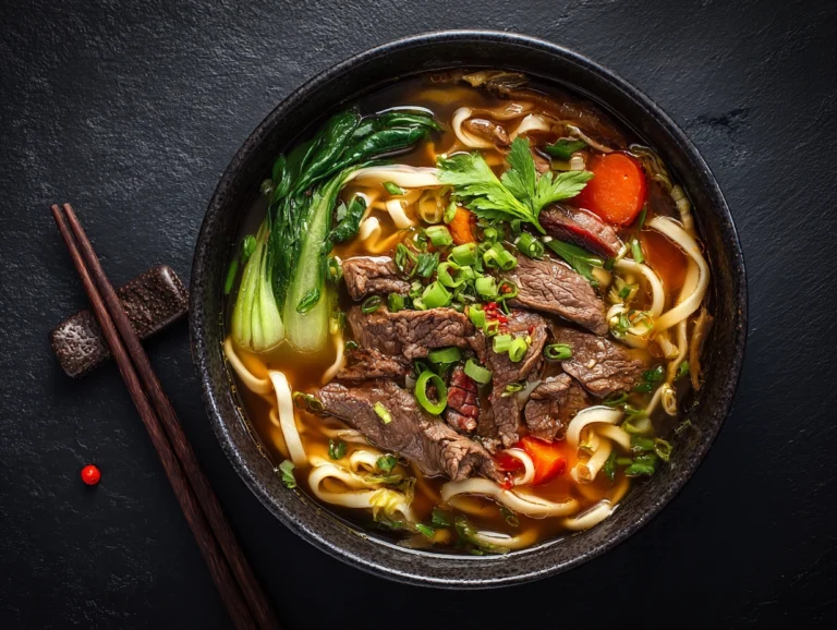 beef noodle soup