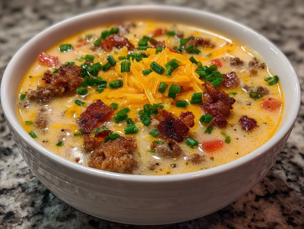 cheese burger soup