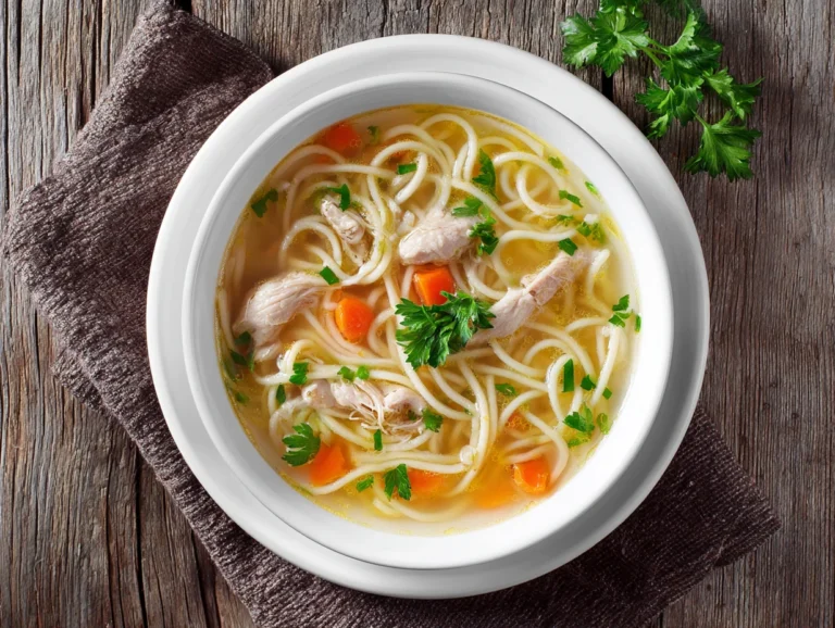 chicken noodle soup homemade