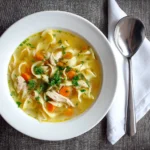 chicken noodle soup homemade