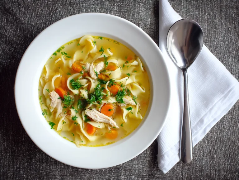 chicken noodle soup homemade