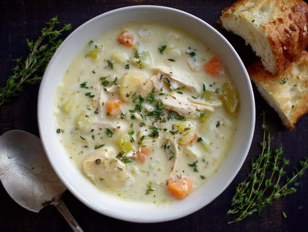 chicken pot pie soup