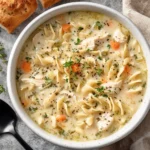 creamy chicken noodle soup