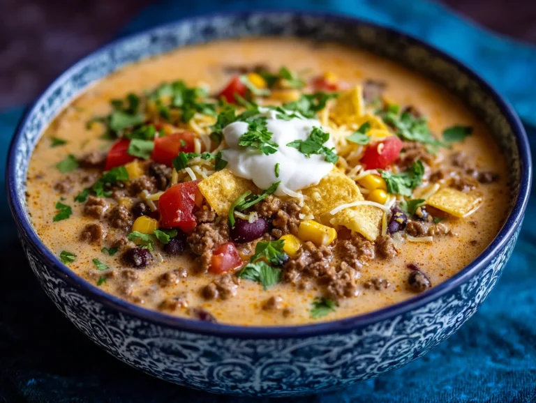 creamy taco soup