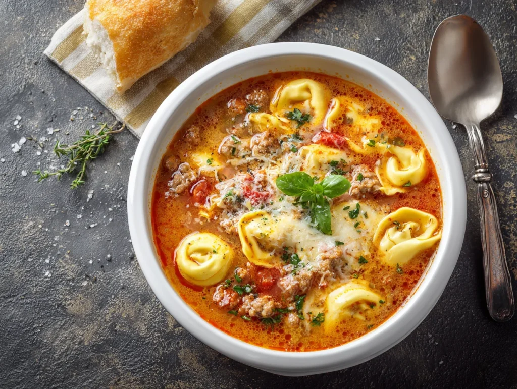 sausage tortellini soup