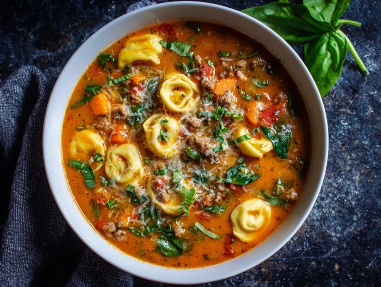 sausage tortellini soup