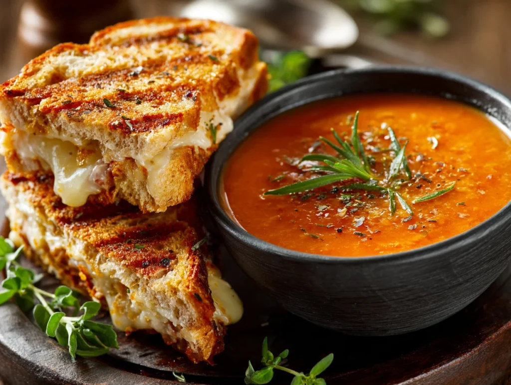 soup and sandwich