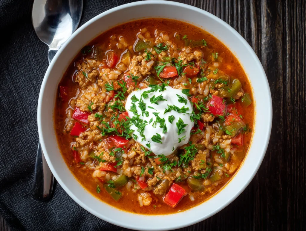stuffed pepper soup