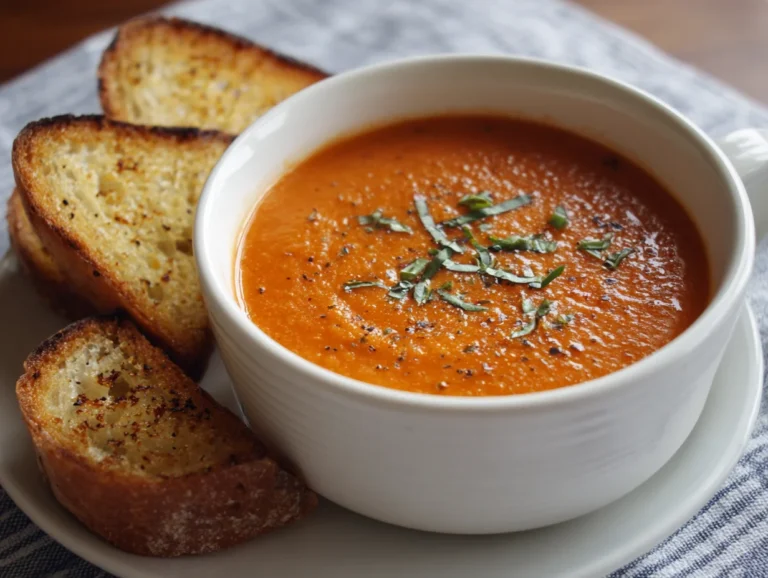 Roasted Tomato Basil Soup