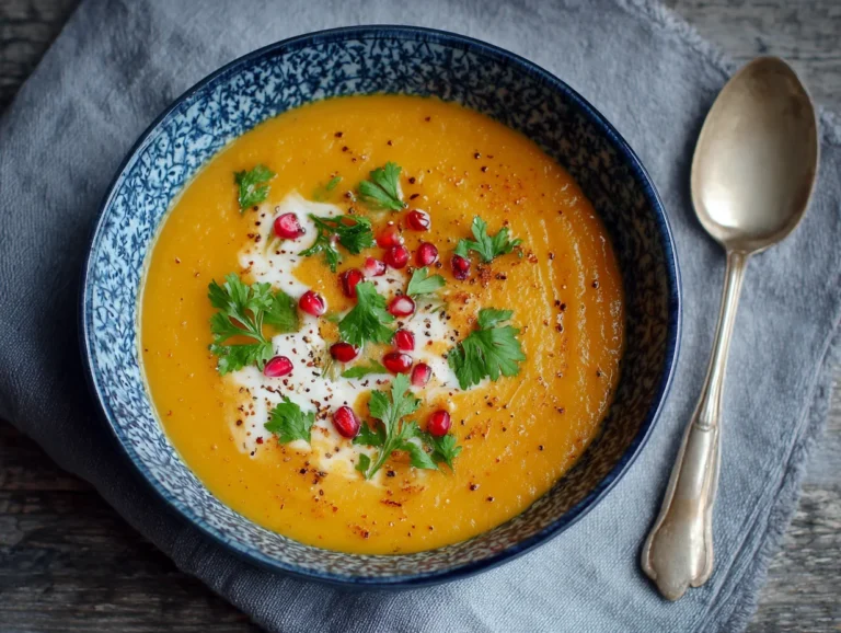 Spiced Carrot & Ginger Soup