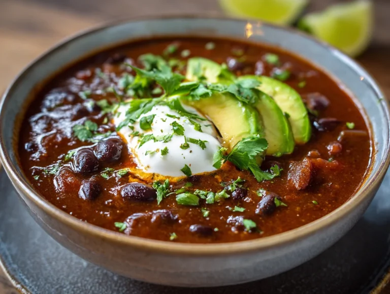 Spicy Black Bean Soup