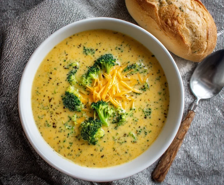 cheddar broccoli soup