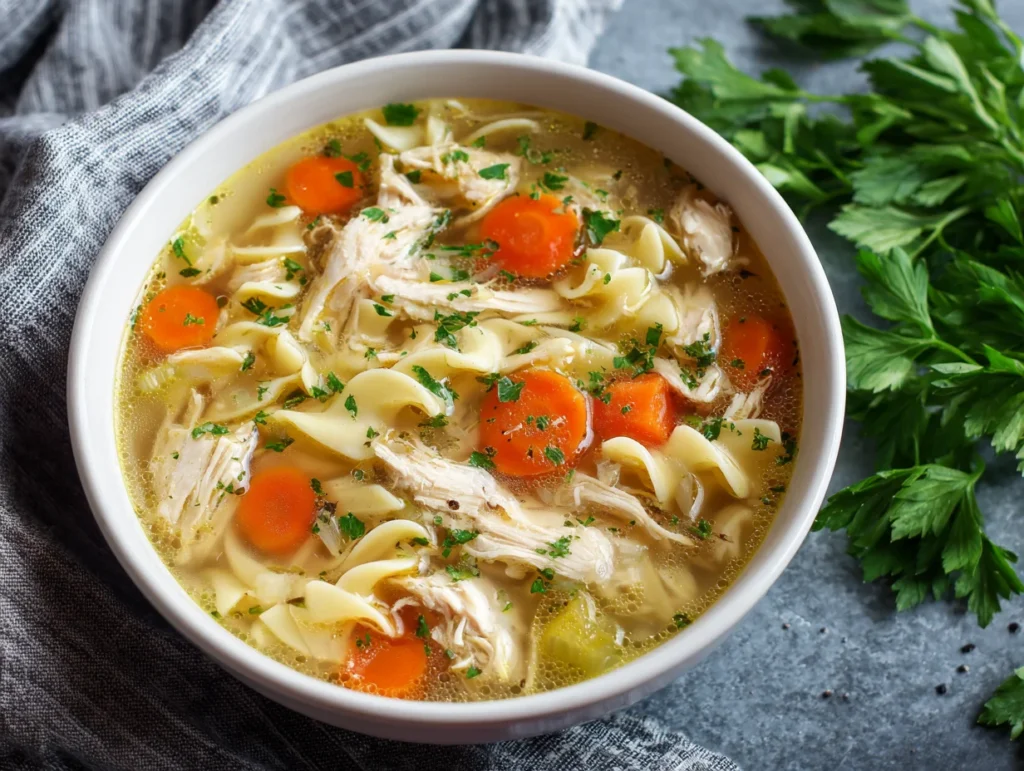 crockpot chicken noodle soup