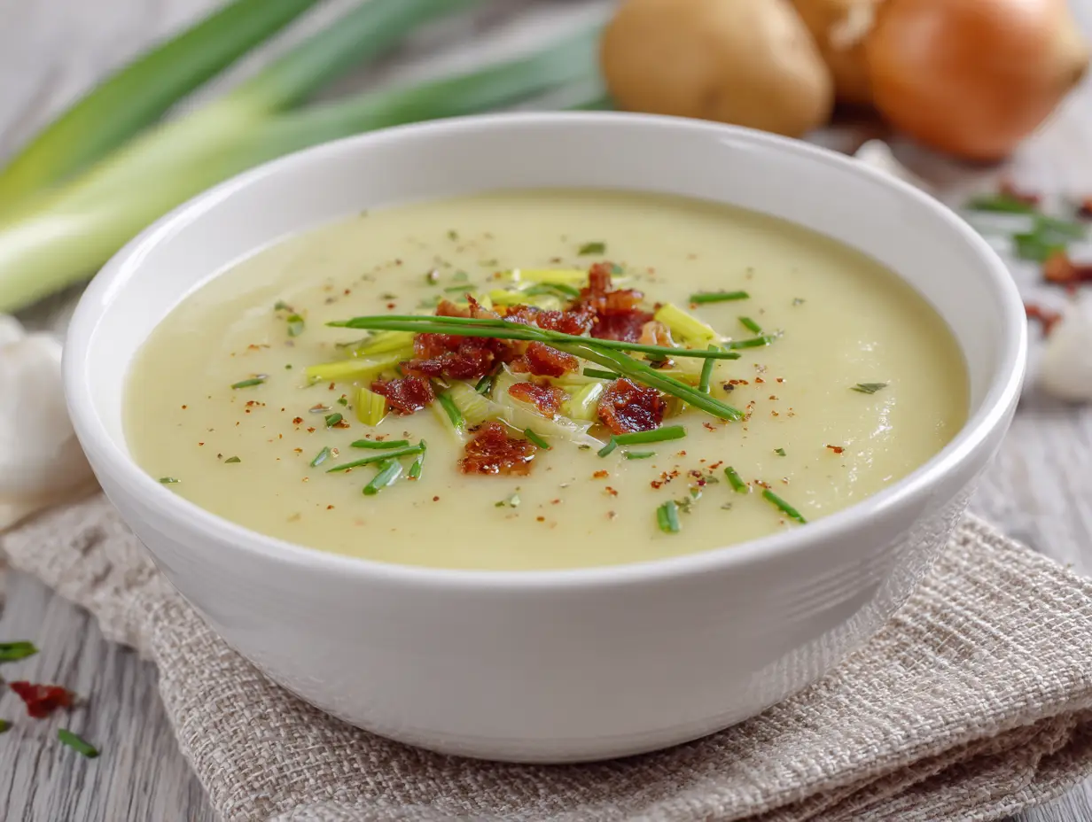 Creamy Potato Leek Soup Recipe