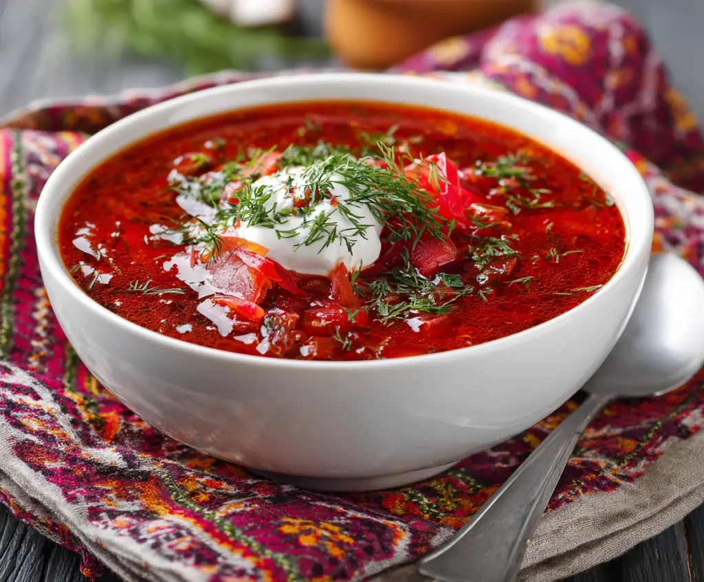 Authentic Borscht Soup Recipe