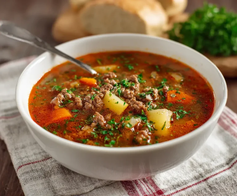 Best Ground Beef Soup Recipe Must Try
