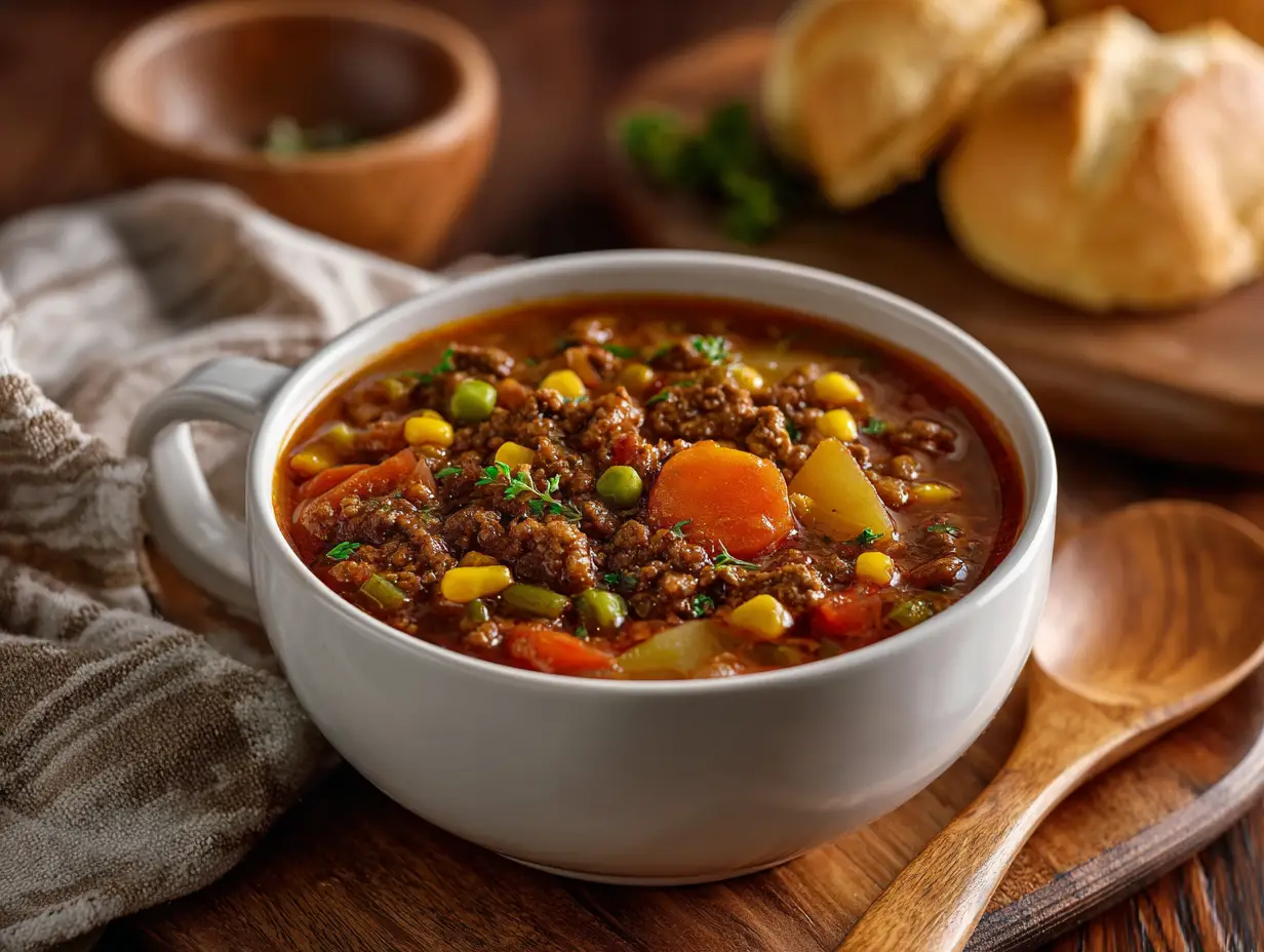 Best Ground Beef Soup Recipe Must Try