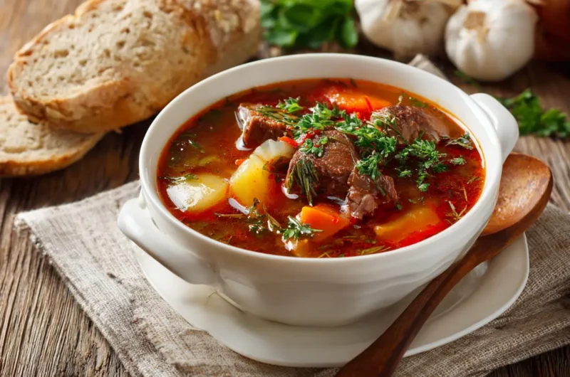 Best Homemade Beef Vegetable Soup Recipe