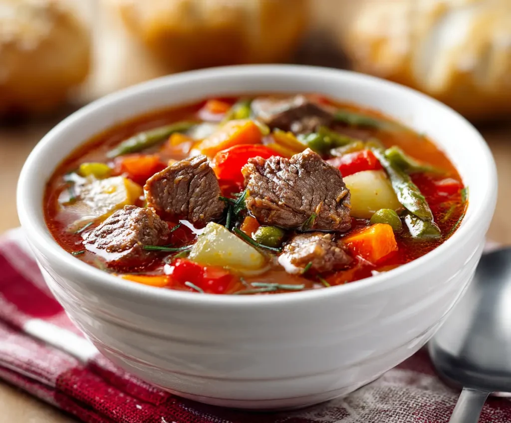 Best Homemade Beef Vegetable Soup Recipe