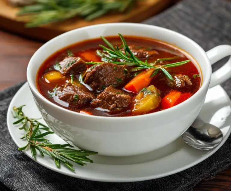 Best Homemade Beef Vegetable Soup Recipe