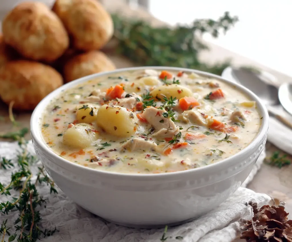 Cozy Chicken and Gnocchi Soup