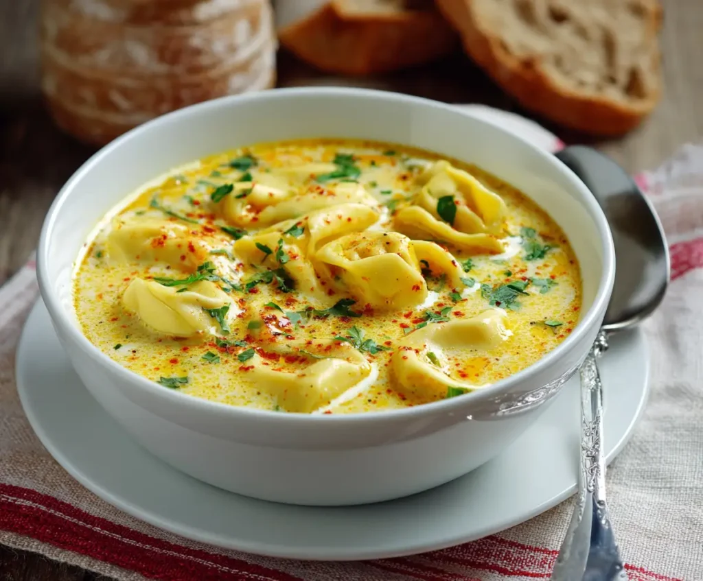 Creamy Tortellini Soup Recipe
