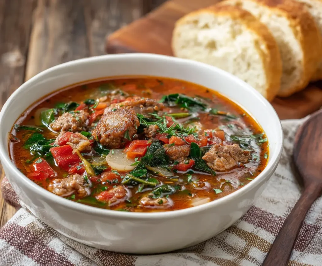 Easy Italian Sausage Soup Recipe