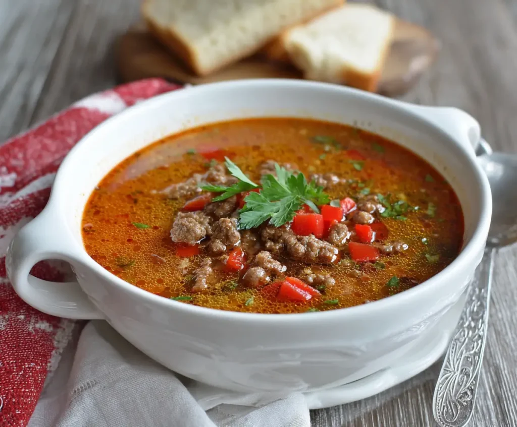 Healthy Ground Beef Soup Recipe Everyone Will Love