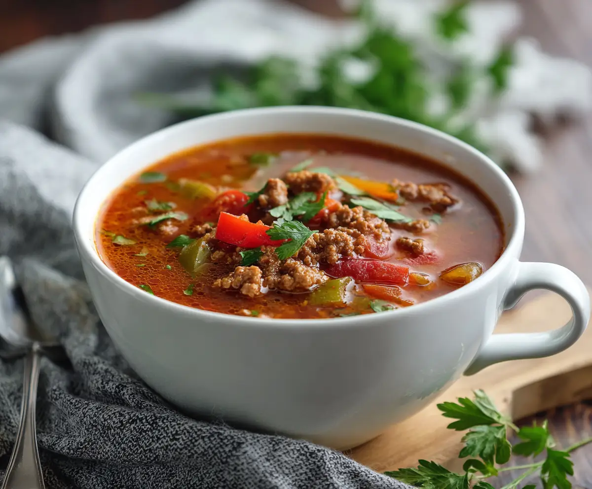 Healthy Ground Beef Soup Recipe Everyone Will Love