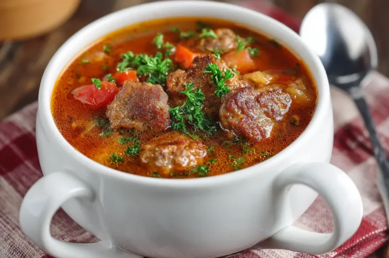 Healthy Sausage Soup Recipe for Family Dinner