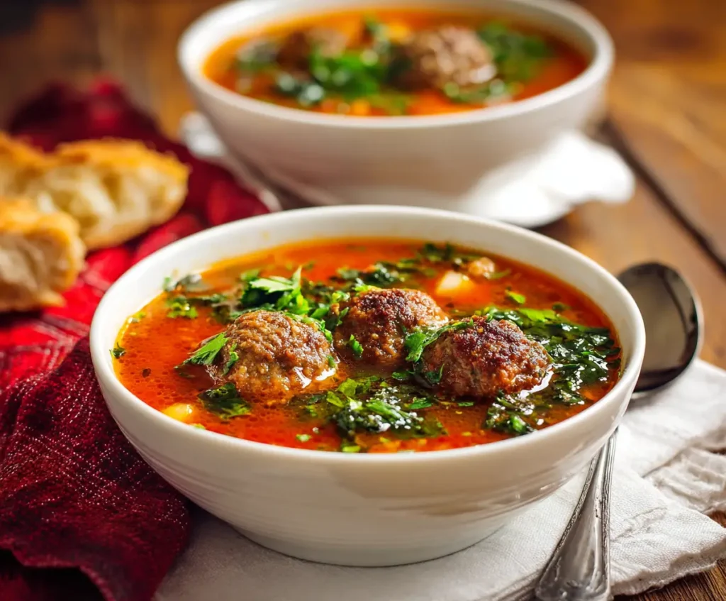 Homemade Albondigas Soup Recipe
