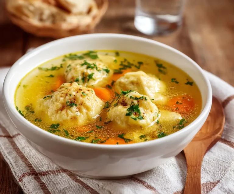 Homemade Chicken Dumpling Soup with Simple Ingredients