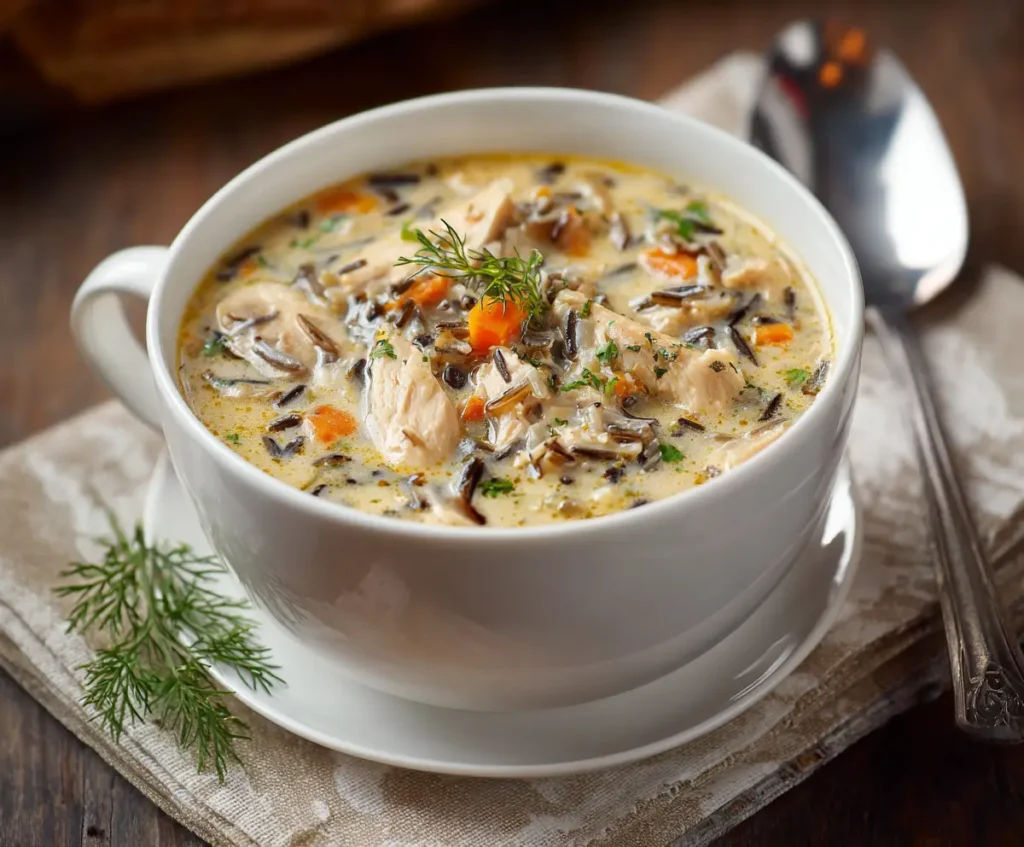 Homemade Chicken Wild Rice Soup Recipe