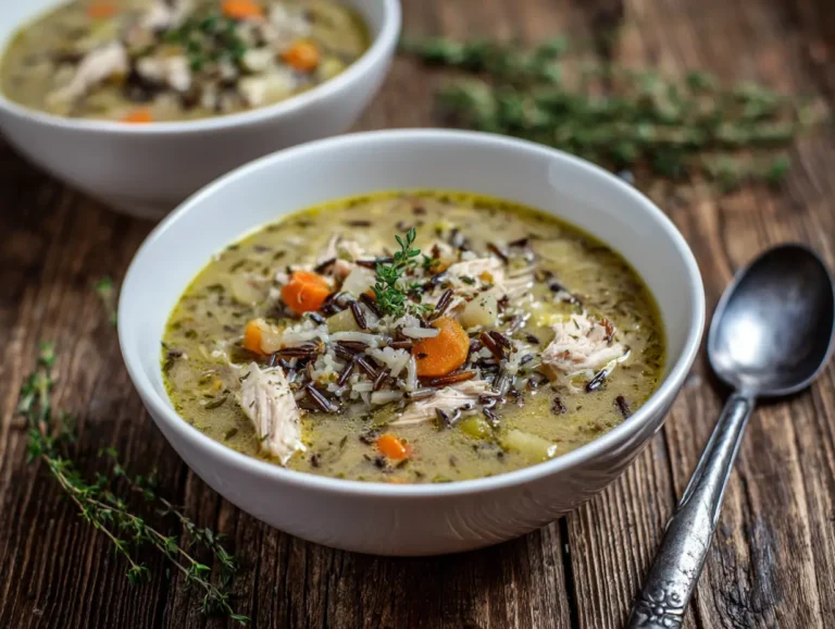 Homemade Chicken Wild Rice Soup Recipe Step by Step