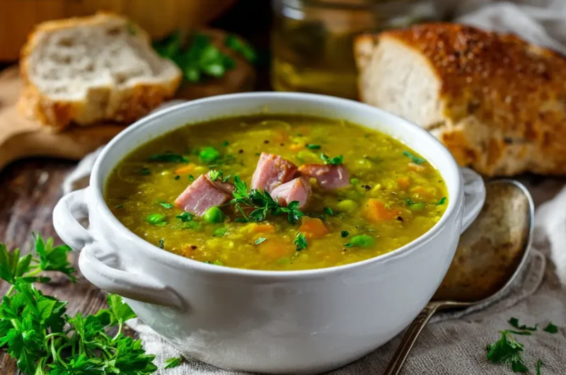 Homemade Split Pea and Ham Soup Recipe