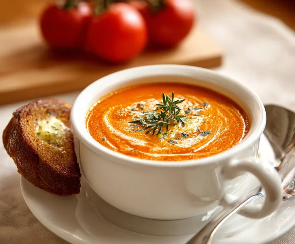 Homemade Tomato Bisque Soup