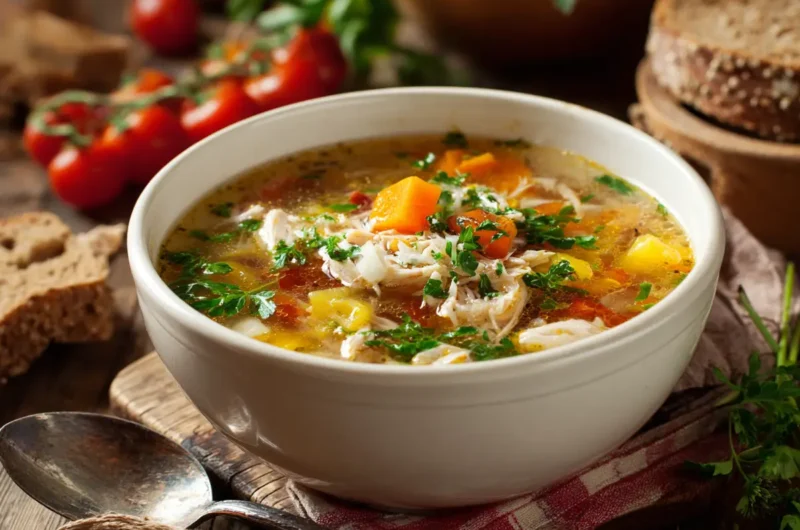Homemade Turkey Soup Recipes Step by Step