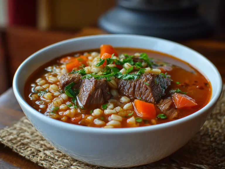 Must-Try Beef and Barley Soup