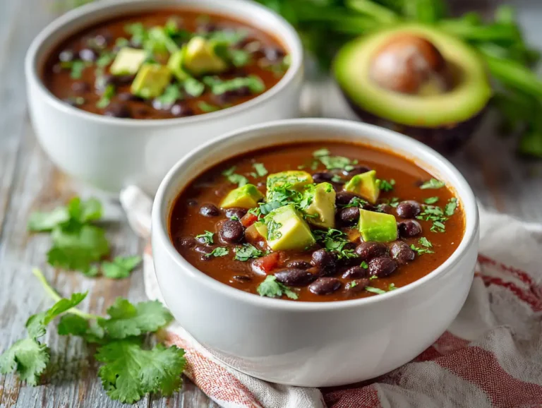Quick Black Bean Soup Recipe in 30 Minutes