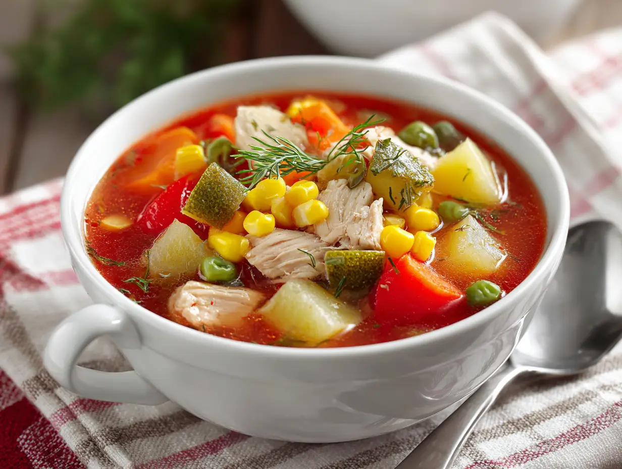 Quick Chicken Vegetable Soup Recipe Packed with Nutrition