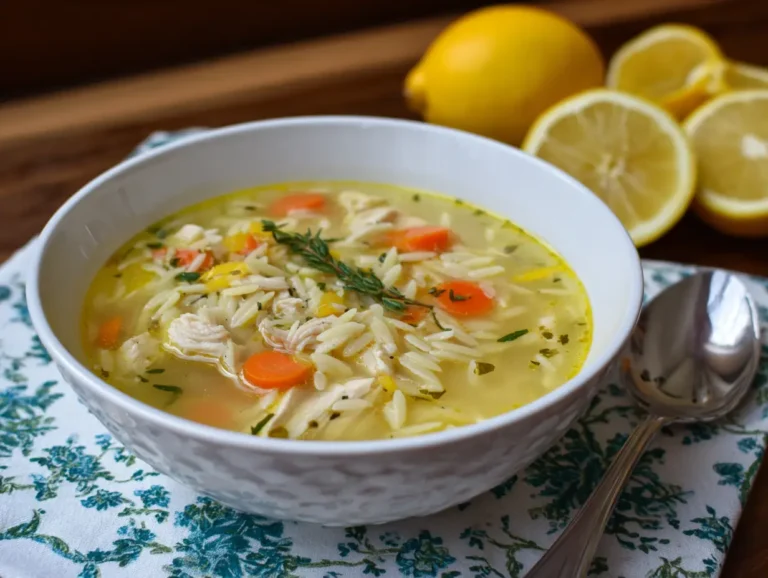 Quick Lemon Chicken Orzo Soup Anyone Can Make