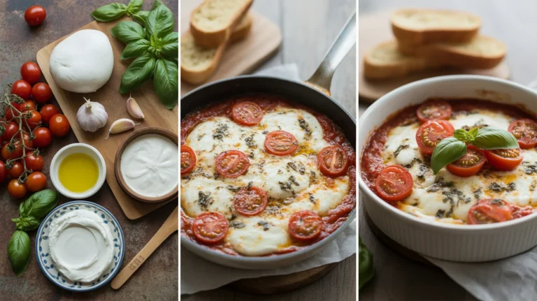 Cheesy Caprese Dip Recipe