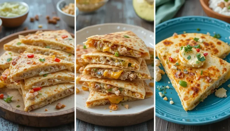 Cheesy Chicken Quesadillas