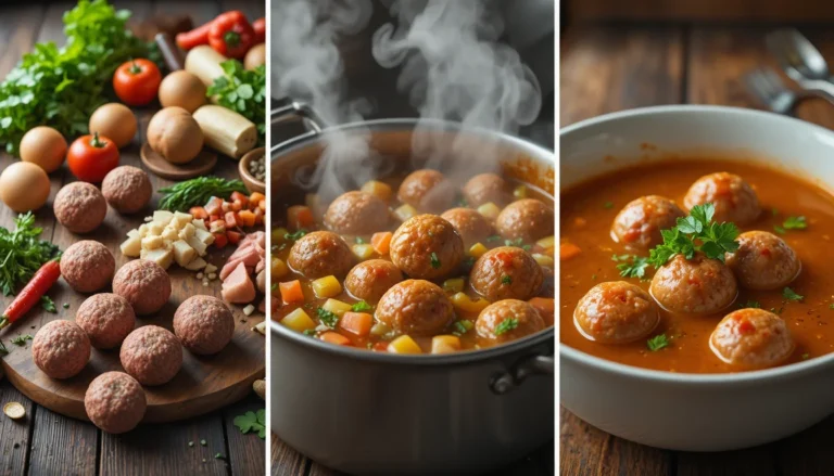 Comforting Meatball Soup